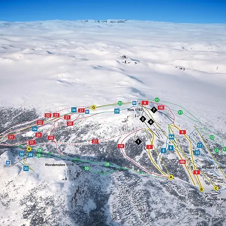 Hoyfjellsenter Kompleks wypoczynkowy 3*