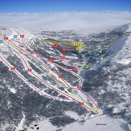 Kompleks wypoczynkowy Hoyfjellsenter 3*